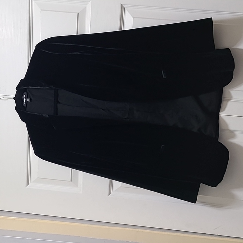 Express Black Velvet Blazer